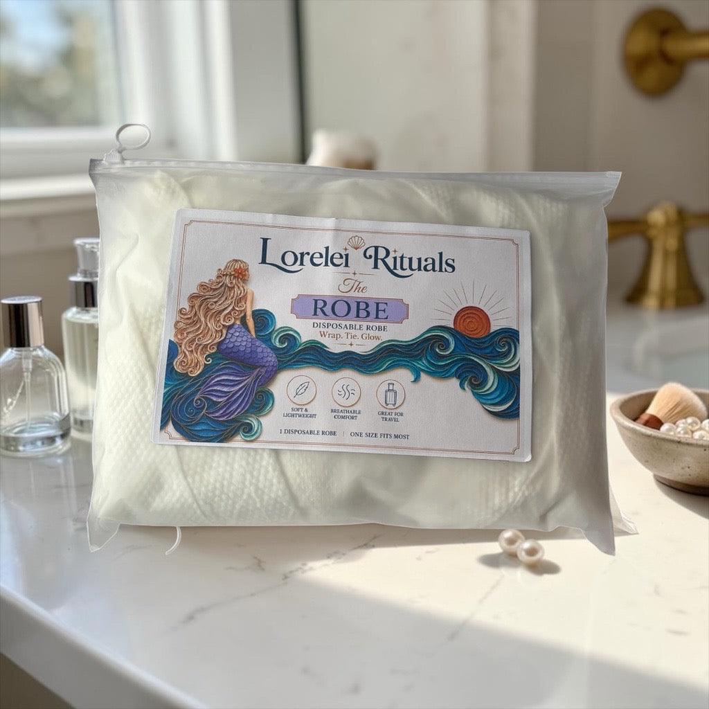 Lorelei Rituals The Robe disposable robe packaging front